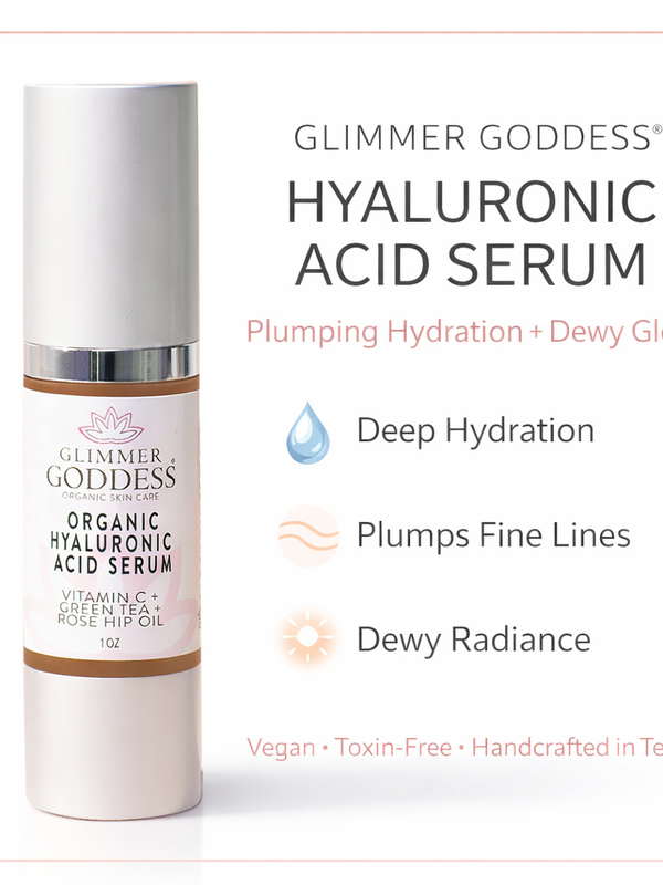 Organic Hyaluronic Acid Serum – Plumping Hydration 1 oz.