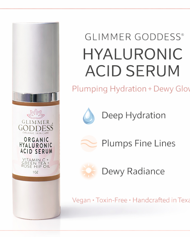 Organic Hyaluronic Acid Serum – Plumping Hydration 1 oz.