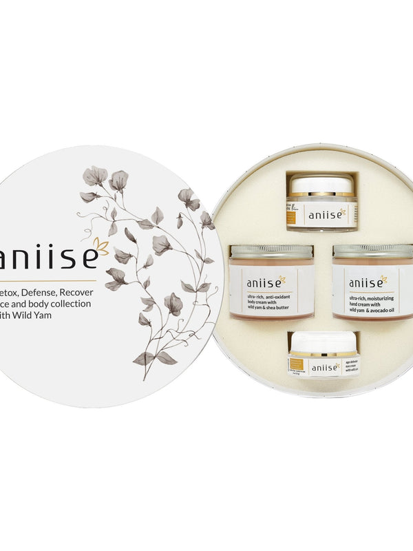 Wild Yam Body Cream Set - Face, Body, Hands, Eyes