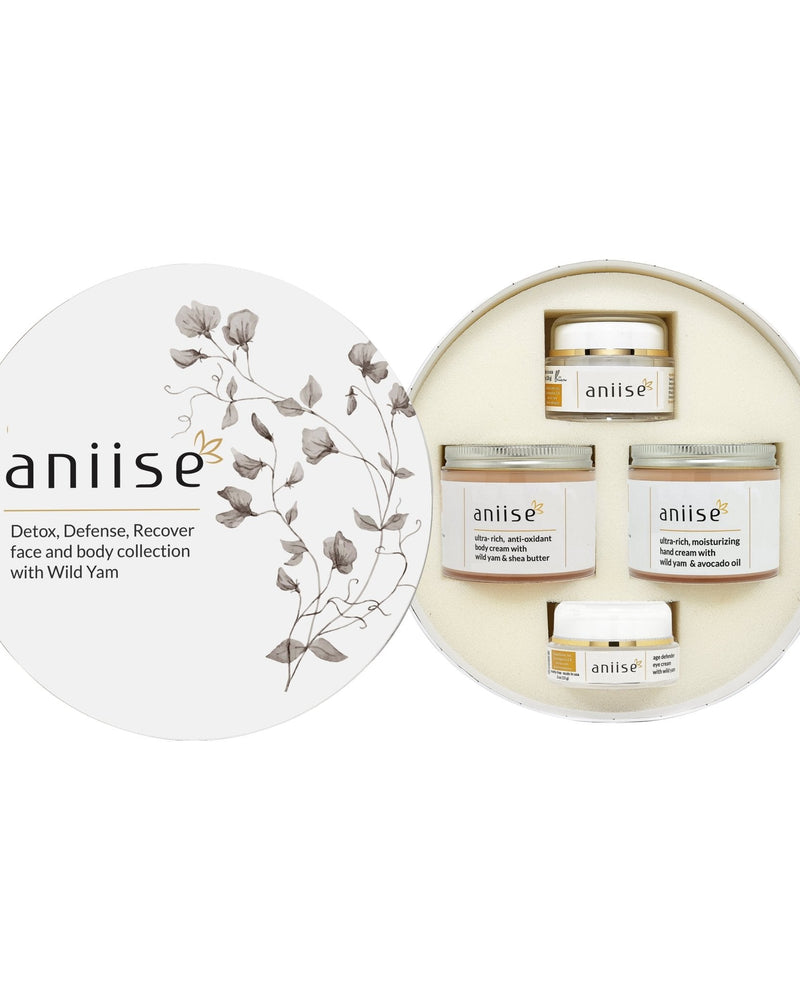 Wild Yam Body Cream Set - Face, Body, Hands, Eyes